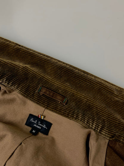 【中古品】【メンズ】 PAUL SMITH ポール・スミス CORDUROY JACKET コーデュロイ ジャケット メンズ アウター 上着 141-260809-em-62-min サイズ：M カラー：ブラウン 万代Net店