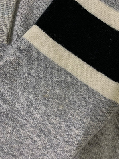 【中古品】【メンズ】 LACOSTE ラコステ WOOL KNIT AH8544 ウール ニット メンズ 長袖 セーター トップス 147-260809-em-61-min サイズ：XS カラー：グレー 万代Net店