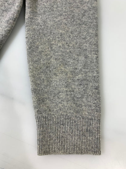 【中古品】【メンズ】 LACOSTE ラコステ WOOL KNIT AH8544 ウール ニット メンズ 長袖 セーター トップス 147-260809-em-61-min サイズ：XS カラー：グレー 万代Net店
