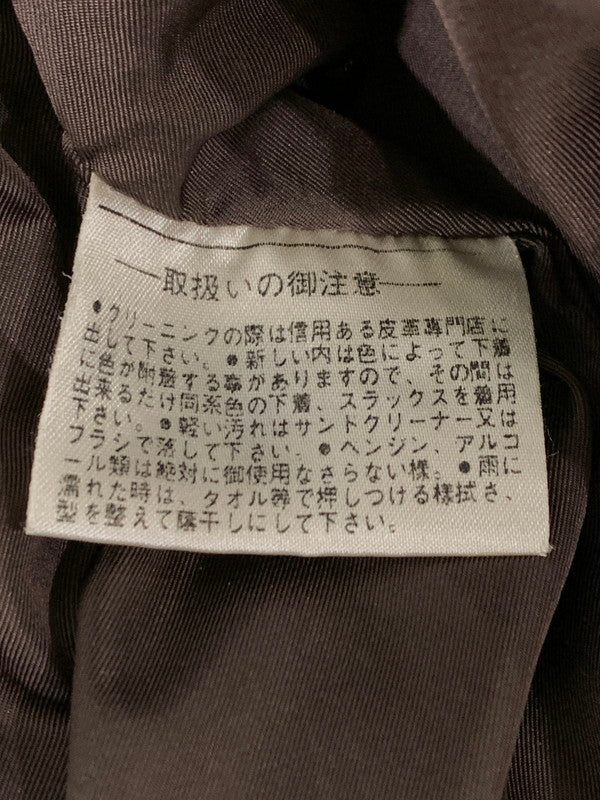 【中古品】【メンズ】 BAHRON バロン LEATHER JACKET レザージャケット メンズ アウター 上着 ジップアップ 146-260809-em-64-min サイズ：M カラー：ブラウン 万代Net店
