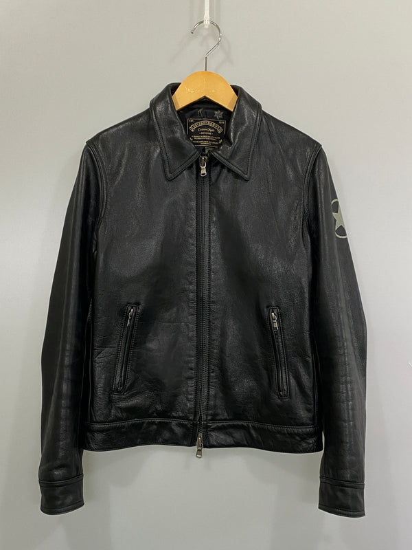 【中古品】【メンズ】 291295 HOMME ニーキューイチニーキューゴオム CUSTOM LEATHER JACKET カスタム レザー ジャケット アウター 140-260807-jt-33-min サイズ：2 カラー：ブラック 万代Net店