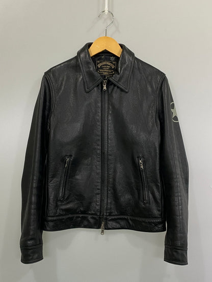 【中古品】【メンズ】 291295 HOMME ニーキューイチニーキューゴオム CUSTOM LEATHER JACKET カスタム レザー ジャケット アウター 140-260807-jt-33-min サイズ：2 カラー：ブラック 万代Net店
