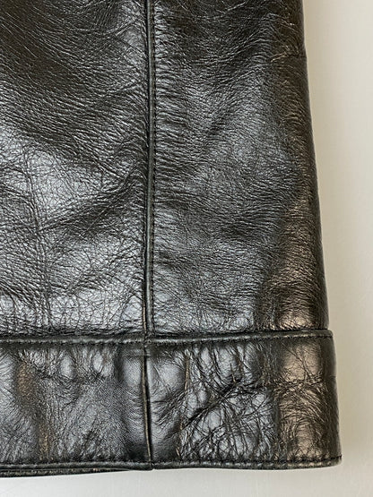 【中古品】【メンズ】 291295 HOMME ニーキューイチニーキューゴオム CUSTOM LEATHER JACKET カスタム レザー ジャケット アウター 140-260807-jt-33-min サイズ：2 カラー：ブラック 万代Net店