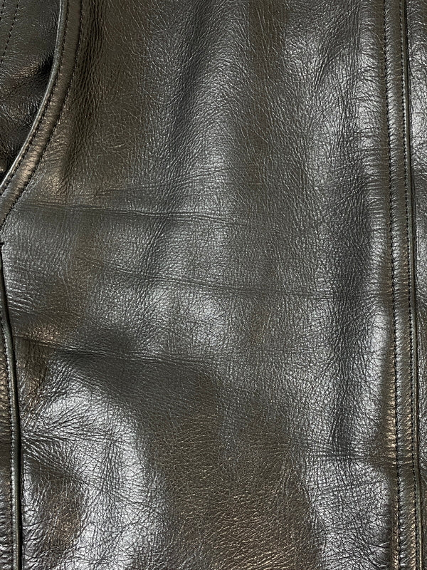 【中古品】【メンズ】 291295 HOMME ニーキューイチニーキューゴオム CUSTOM LEATHER JACKET カスタム レザー ジャケット アウター 140-260807-jt-33-min サイズ：2 カラー：ブラック 万代Net店