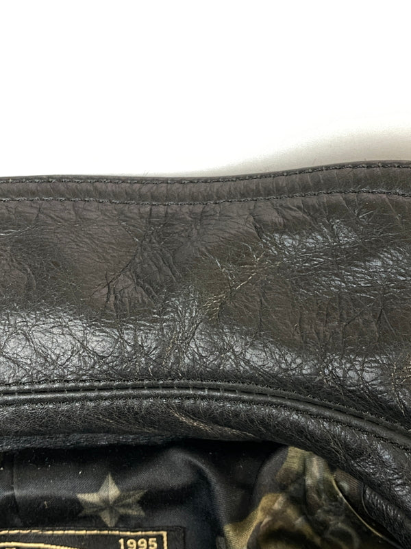 【中古品】【メンズ】 291295 HOMME ニーキューイチニーキューゴオム CUSTOM LEATHER JACKET カスタム レザー ジャケット アウター 140-260807-jt-33-min サイズ：2 カラー：ブラック 万代Net店