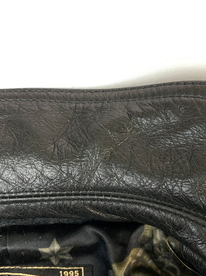 【中古品】【メンズ】 291295 HOMME ニーキューイチニーキューゴオム CUSTOM LEATHER JACKET カスタム レザー ジャケット アウター 140-260807-jt-33-min サイズ：2 カラー：ブラック 万代Net店