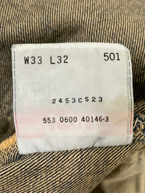 【中古品】【メンズ】 LEVI'S リーバイス 00S 501 DENIM PANT 553-0600 00年代 501 デニムパンツ ジーンズ メンズ ボトムス ジーパン ヴィンテージ 157-260809-em-47-min サイズ：W33×L32 カラー：インディゴ 万代Net店