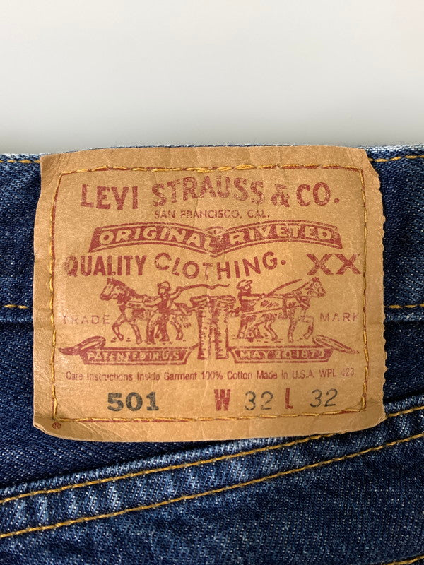 【中古品】【メンズ】 LEVI'S リーバイス 01S 501 DENIM PANT 553-0401 01年製 501 デニムパンツ メンズ ボトムス ジーパン ジーンズ 157-260809-em-48-min サイズ：W32×L32 カラー：インディゴ 万代Net店