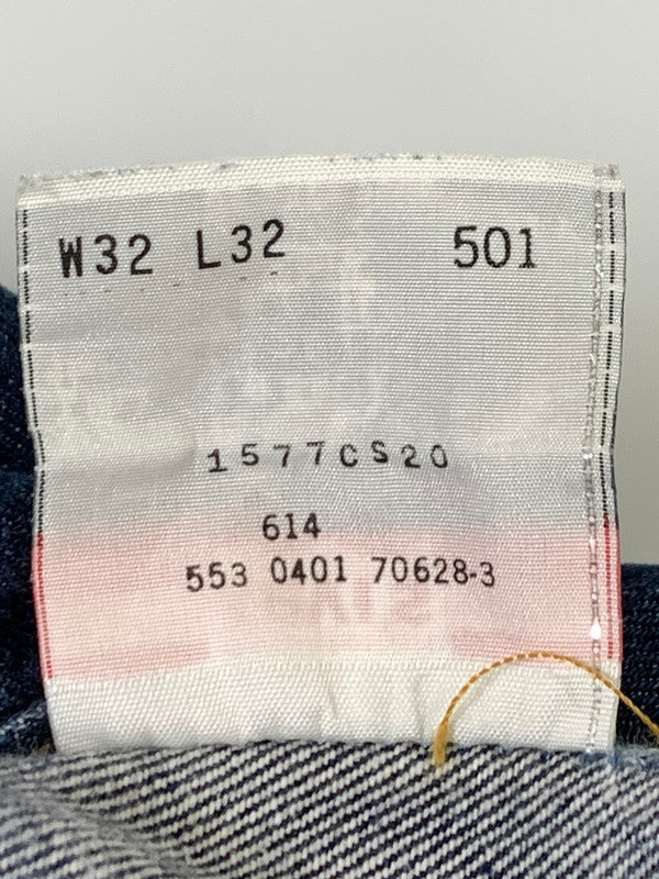 【中古品】【メンズ】 LEVI'S リーバイス 01S 501 DENIM PANT 553-0401 01年製 501 デニムパンツ メンズ ボトムス ジーパン ジーンズ 157-260809-em-48-min サイズ：W32×L32 カラー：インディゴ 万代Net店