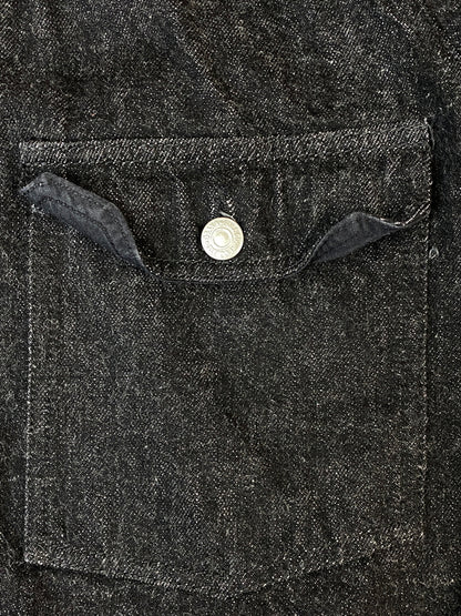 【中古品】【メンズ】 FULLCOUNT フルカウント 2102BKSS TYPE 2 BLACK DENIM JACKET タイプ2 ブラック デニム ジャケット アウター 145-260807-jt-32-min サイズ：40 カラー：ブラック 万代Net店