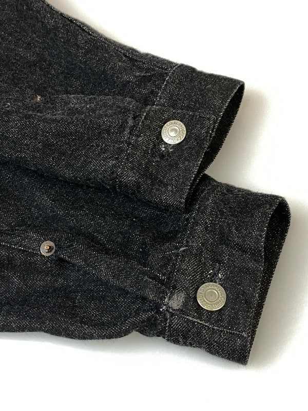 【中古品】【メンズ】 FULLCOUNT フルカウント 2102BKSS TYPE 2 BLACK DENIM JACKET タイプ2 ブラック デニム ジャケット アウター 145-260807-jt-32-min サイズ：40 カラー：ブラック 万代Net店