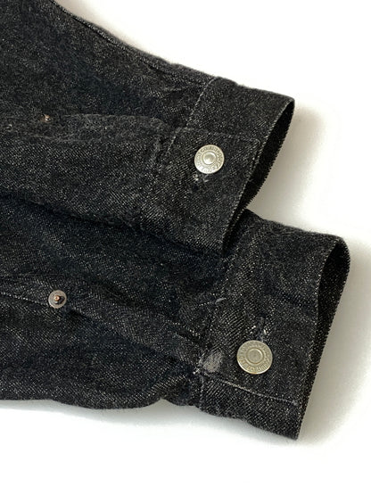 【中古品】【メンズ】 FULLCOUNT フルカウント 2102BKSS TYPE 2 BLACK DENIM JACKET タイプ2 ブラック デニム ジャケット アウター 145-260807-jt-32-min サイズ：40 カラー：ブラック 万代Net店