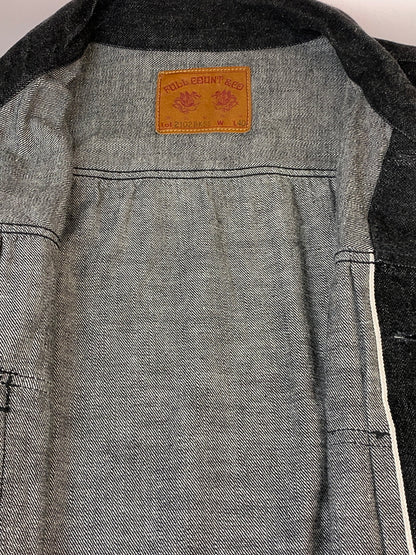 【中古品】【メンズ】 FULLCOUNT フルカウント 2102BKSS TYPE 2 BLACK DENIM JACKET タイプ2 ブラック デニム ジャケット アウター 145-260807-jt-32-min サイズ：40 カラー：ブラック 万代Net店