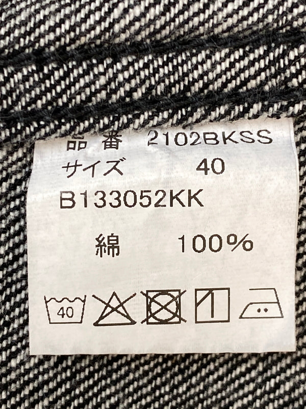 【中古品】【メンズ】 FULLCOUNT フルカウント 2102BKSS TYPE 2 BLACK DENIM JACKET タイプ2 ブラック デニム ジャケット アウター 145-260807-jt-32-min サイズ：40 カラー：ブラック 万代Net店