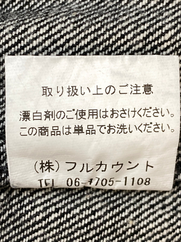 【中古品】【メンズ】 FULLCOUNT フルカウント 2102BKSS TYPE 2 BLACK DENIM JACKET タイプ2 ブラック デニム ジャケット アウター 145-260807-jt-32-min サイズ：40 カラー：ブラック 万代Net店