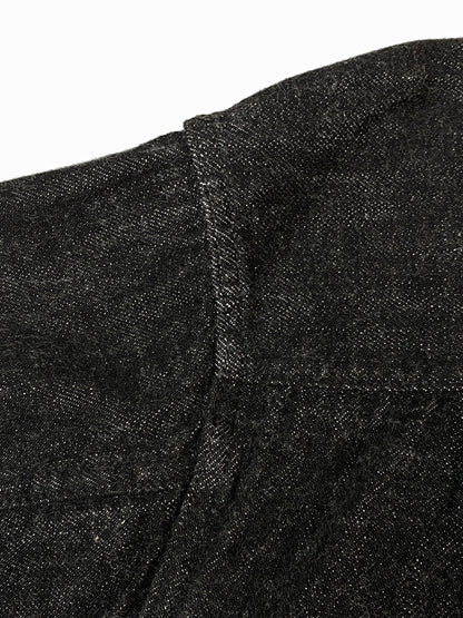 【中古品】【メンズ】 FULLCOUNT フルカウント 2102BKSS TYPE 2 BLACK DENIM JACKET タイプ2 ブラック デニム ジャケット アウター 145-260807-jt-32-min サイズ：40 カラー：ブラック 万代Net店