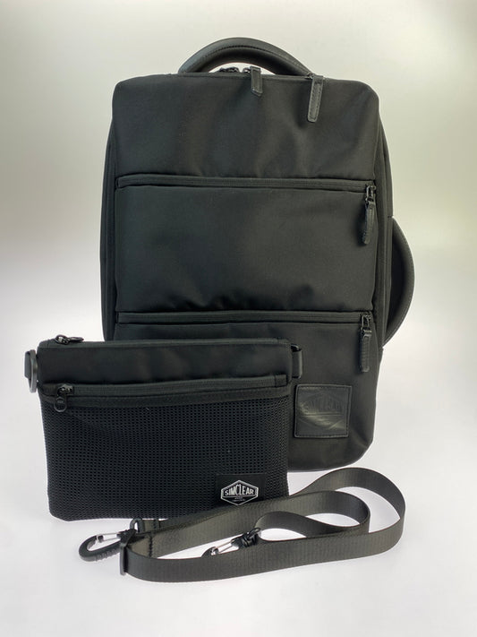 【中古品】【メンズ/レディース】 SIMCLEAR シムクリア BACKPACK バックパック リュックサック 鞄 188-260809-em-04-min カラー：ブラック 万代Net店