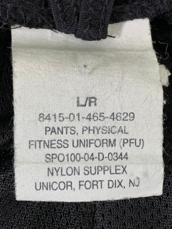 【中古品】【メンズ】 U.S.ARMY USアーミー TRAINING PANTS トレーニング パンツ 8415-01-465-4629 ボトムス ナイロン 157-260811-hu-20-min サイズ：L/R カラー：ブラック 万代Net店