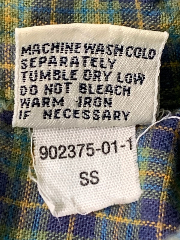 【中古品】【メンズ】 GAP ギャップ 00S CHECK S/S SHIRT 00年代 ショートスリーブ チェックシャツ 半袖シャツ メンズ トップス 146-260809-em-58-min サイズ：L カラー：グリーン系 万代Net店