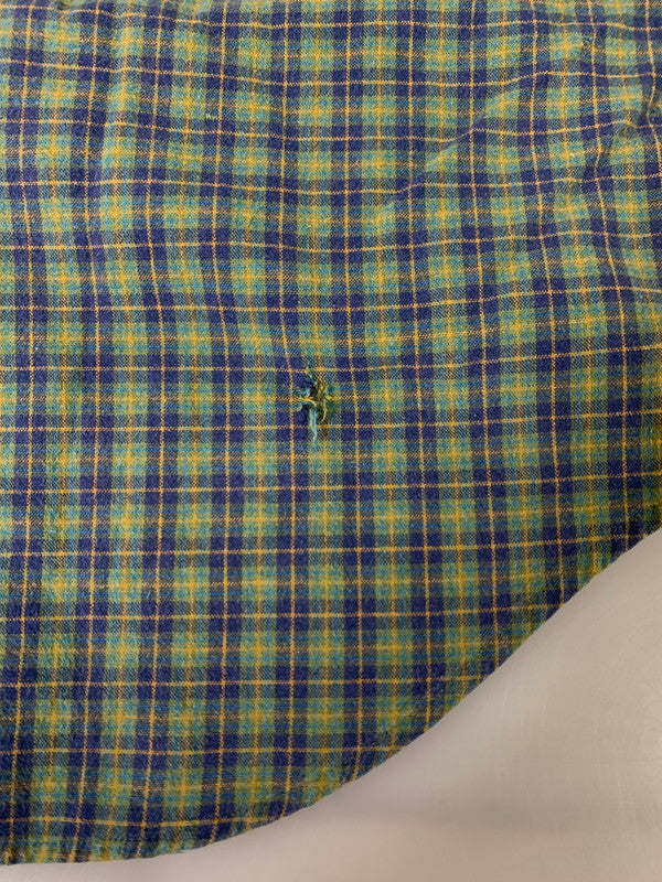 【中古品】【メンズ】 GAP ギャップ 00S CHECK S/S SHIRT 00年代 ショートスリーブ チェックシャツ 半袖シャツ メンズ トップス 146-260809-em-58-min サイズ：L カラー：グリーン系 万代Net店