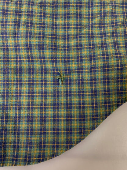 【中古品】【メンズ】 GAP ギャップ 00S CHECK S/S SHIRT 00年代 ショートスリーブ チェックシャツ 半袖シャツ メンズ トップス 146-260809-em-58-min サイズ：L カラー：グリーン系 万代Net店