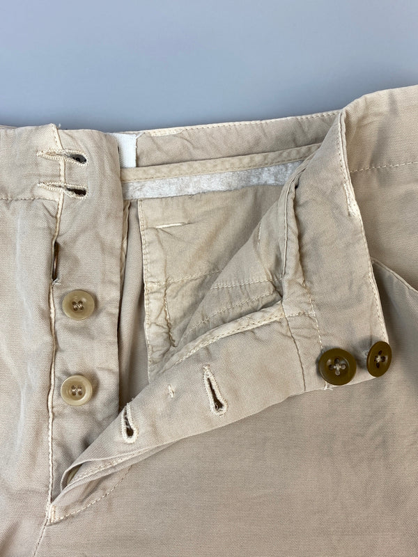 【中古品】【メンズ】 MAISON MARTIN MARGIELA メゾン マルタン マルジェラ ここのえ期 CHINO PANTS チノパンツ ボトムス 152-260807-jt-27-min サイズ：46 カラー：ライトベージュ 万代Net店