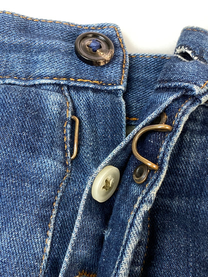 【中古品】【メンズ】 MAISON MARTIN MARGIELA メゾン マルタン マルジェラ BUTTON UP DENIM PANTS ボタンアップ デニムパンツ ボトムス 152-260807-jt-26-min サイズ：46 カラー：インディゴ 万代Net店