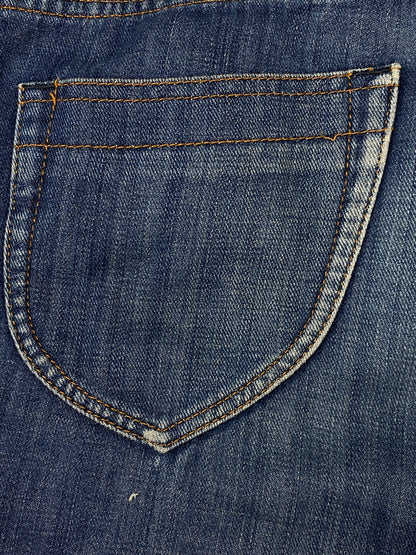 【中古品】【メンズ】 MAISON MARTIN MARGIELA メゾン マルタン マルジェラ BUTTON UP DENIM PANTS ボタンアップ デニムパンツ ボトムス 152-260807-jt-26-min サイズ：46 カラー：インディゴ 万代Net店