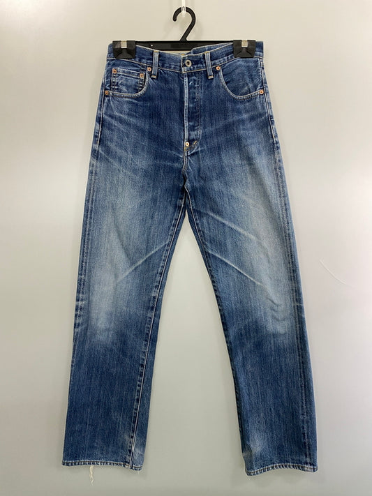 【中古品】【メンズ】 LEVI'S リーバイス DENIM PANTS デニムパンツ ジーンズ ボタン裏 J22 702 157-260813-ta-17-min サイズ：W31L36 カラー：ブルー系 万代Net店