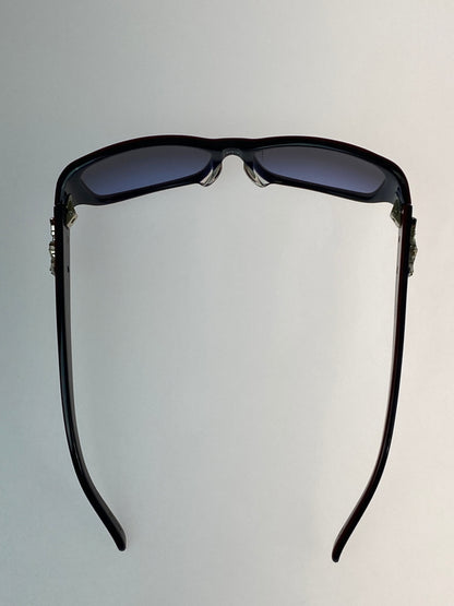 【中古品】【レディース】 VIVIENNE WESTWOOD ヴィヴィアンウエストウッド SQUARE SUNGLASSES スクエア サングラス アクサセリー ロゴ 54□16-140 サングラス 203-260823-em-34-min カラー：ワインレッド/ネイビー 万代Net店