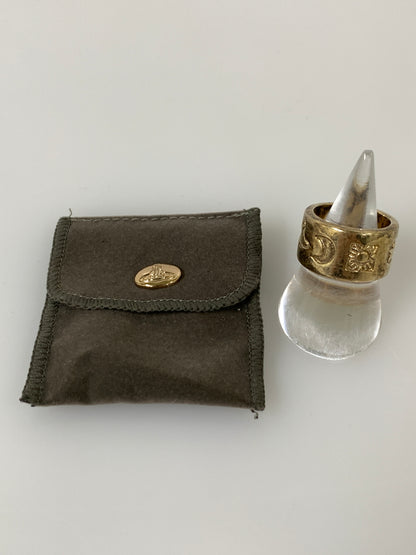 【中古品】【メンズ】 VIVIENNE WESTWOOD ヴィヴィアンウエストウッド SV925 ウエディングリング 指輪 アクセサリー 192-260811-hu-15-min カラー：ゴールド 万代Net店
