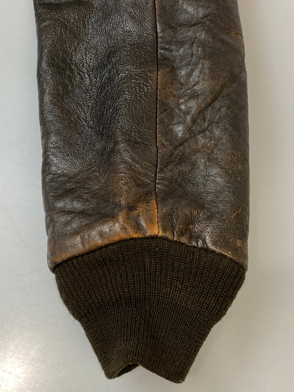 【中古品】【メンズ】 AVIREX アヴィレックス FLIGHT JACKET フライトジャケット TYPE A-2 アウター ブルゾン ミリタリー 145-260813-ta-01-min サイズ：M カラー：ブラウン 万代Net店