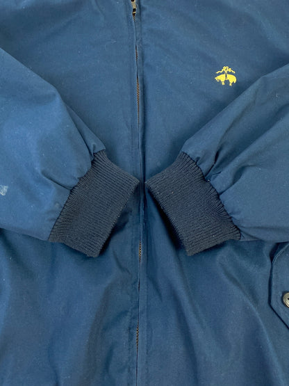 【中古品】【メンズ】 BROOKS BROTHERS ブルックスブラザーズ ZIP JACKET ジップ ジャケット メンズ ショート丈 アウター ライナー欠品 146-260817-em-29-min カラー：ネイビー 万代Net店
