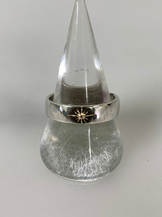 【中古品】【メンズ/レディース】 SAAD サード サンシンボル SV925 リング 指輪 シルバー925 アクセサリー 銀 太陽モチーフ 太陽神 191-260817-em-10-min カラー：シルバー 万代Net店