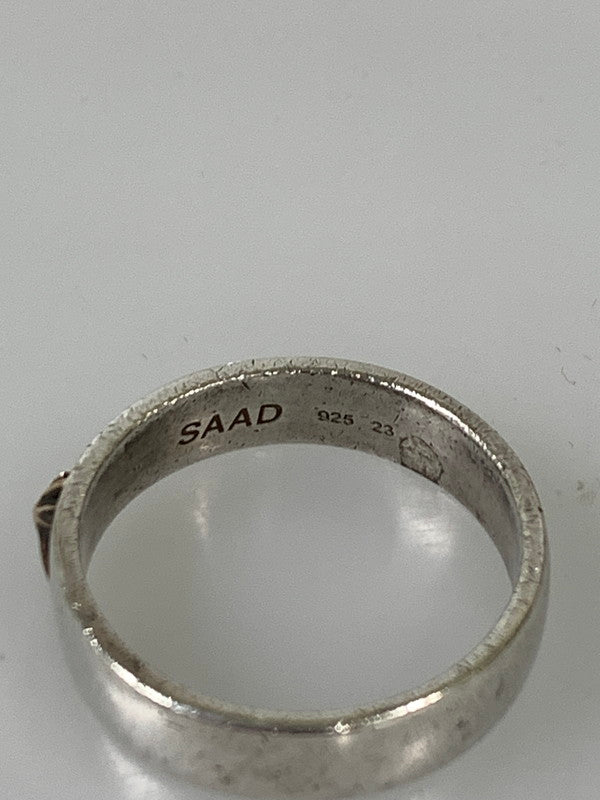 【中古品】【メンズ/レディース】 SAAD サード サンシンボル SV925 リング 指輪 シルバー925 アクセサリー 銀 太陽モチーフ 太陽神 191-260817-em-10-min カラー：シルバー 万代Net店