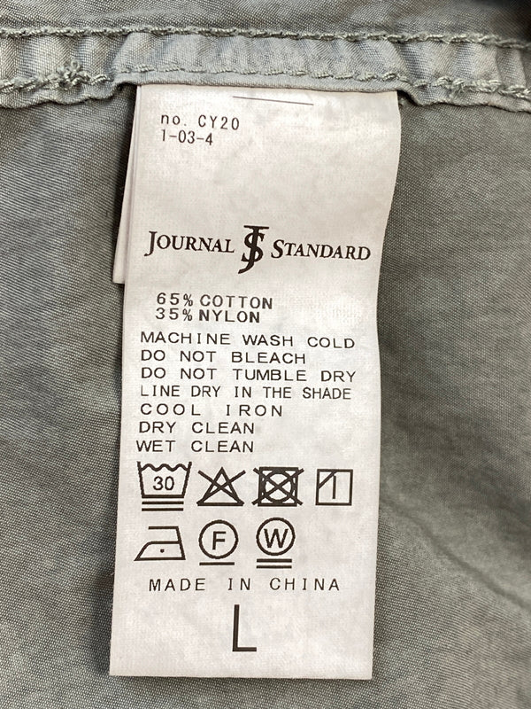 【中古品】【メンズ】 JOURNAL STANDARD ジャーナルスタンダード MILITARY JACKET 26-011-600-2030-1-0 ミリタリージャケット メンズ ライト アウター 147-260817-em-32-min サイズ：Ｌ カラー：グレー 万代Net店