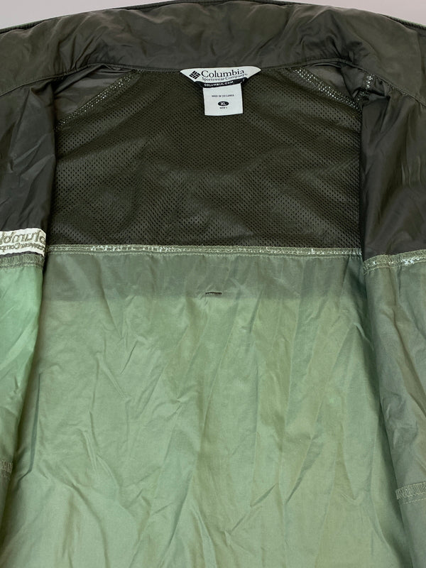 【ジャンク品】【メンズ】 COLUMBIA コロンビア MOUNTAIN PARKA マウンテンパーカー ナイロンジャケット 144-260813-ta-11-min サイズ：XL カラー：カーキ/ブラウン系 万代Net店