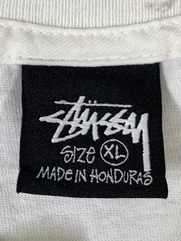 【中古品】【メンズ】 STUSSY ステューシー OLD PHONE PIGMENT DYED TEE 半袖 ショートスリーブ Tシャツ 142-260812-hu-26-min サイズ：XL カラー：ホワイト 万代Net店