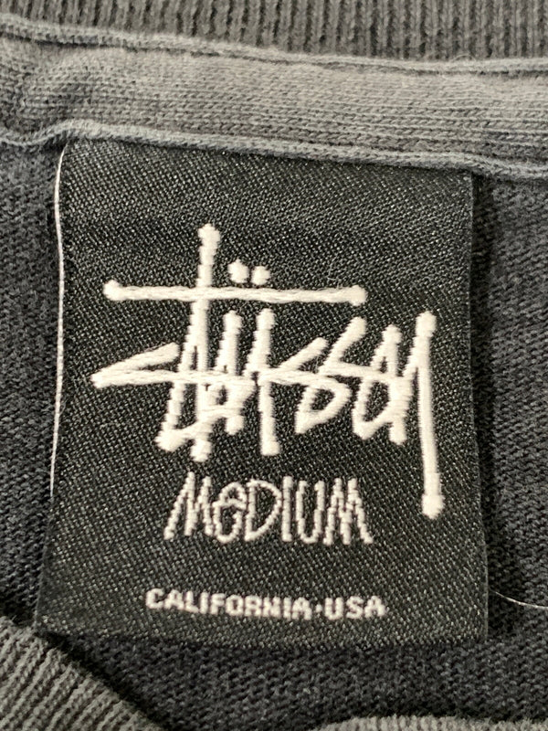 【中古品】【メンズ】 STUSSY ステューシー LEOPARD NO4 TEE 半袖 Tシャツ ショートスリーブ 142-260812-hu-27-min サイズ：M カラー：ブラック（色あせ） 万代Net店
