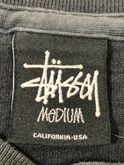 【中古品】【メンズ】 STUSSY ステューシー LEOPARD NO4 TEE 半袖 Tシャツ ショートスリーブ 142-260812-hu-27-min サイズ：M カラー：ブラック（色あせ） 万代Net店