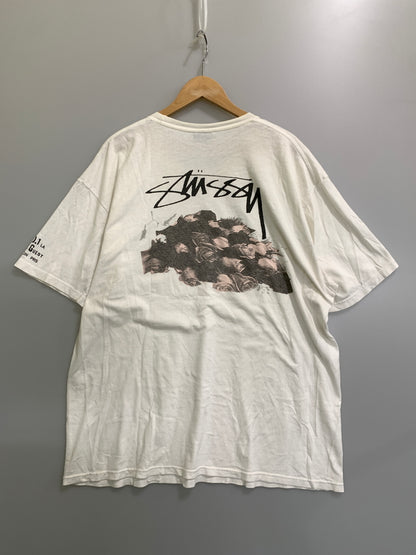 【中古品】【メンズ】 STUSSY ステューシー DEAD ROSES TEE 半袖 Tシャツ ショートスリーブ 142-260812-hu-29-min サイズ：XL カラー：ホワイト 万代Net店