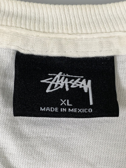 【中古品】【メンズ】 STUSSY ステューシー DEAD ROSES TEE 半袖 Tシャツ ショートスリーブ 142-260812-hu-29-min サイズ：XL カラー：ホワイト 万代Net店