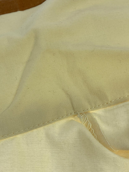 【中古品】【メンズ】 VINTAGE ヴィンテージ 推定50-70S OPEN COLLAR SHIRT 50年代-70年代 オープン メンズ 長袖シャツ トップス 146-260817-em-28-min サイズ：44/46 カラー：ライトイエロー 万代Net店