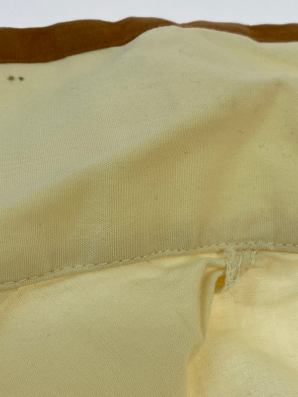 【中古品】【メンズ】 VINTAGE ヴィンテージ 推定50-70S OPEN COLLAR SHIRT 50年代-70年代 オープン メンズ 長袖シャツ トップス 146-260817-em-28-min サイズ：44/46 カラー：ライトイエロー 万代Net店