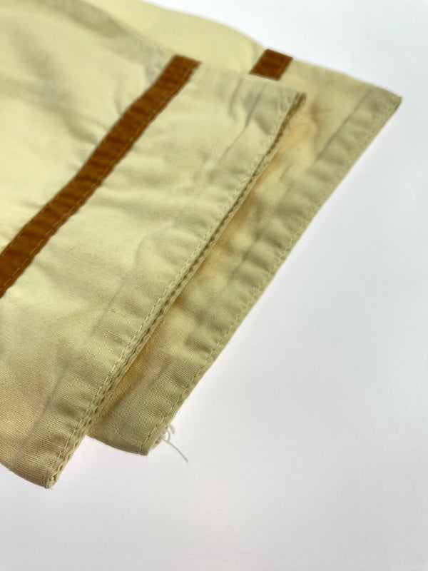 【中古品】【メンズ】 VINTAGE ヴィンテージ 推定50-70S OPEN COLLAR SHIRT 50年代-70年代 オープン メンズ 長袖シャツ トップス 146-260817-em-28-min サイズ：44/46 カラー：ライトイエロー 万代Net店