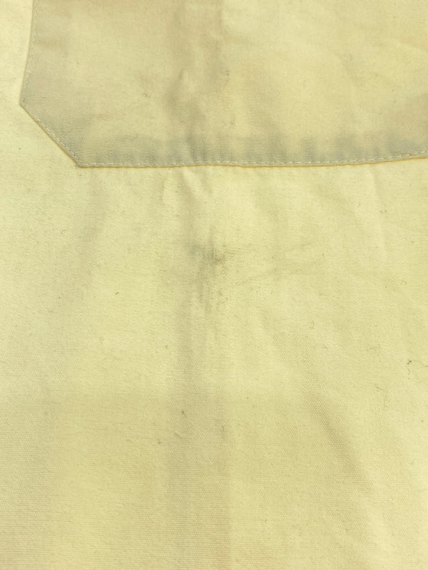 【中古品】【メンズ】 VINTAGE ヴィンテージ 推定50-70S OPEN COLLAR SHIRT 50年代-70年代 オープン メンズ 長袖シャツ トップス 146-260817-em-28-min サイズ：44/46 カラー：ライトイエロー 万代Net店