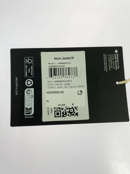 【現状渡し品】【メンズ】 ARC’TERYX アークテリクス X000009561 ATOM JACKET アトム ジャケット アウター 144-260813-zi-44-min サイズ：XL カラー：ブラウン 万代Net店