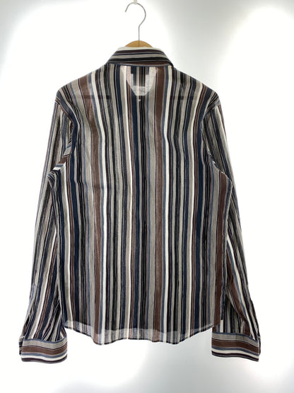 【中古品】【メンズ】 AGNES B. HOMME アニエスベー オム ストライプシャツ フランス製 メンズ 長袖シャツ 縞模様 141-260817-em-21-min サイズ：42 カラー：マルチカラー 万代Net店