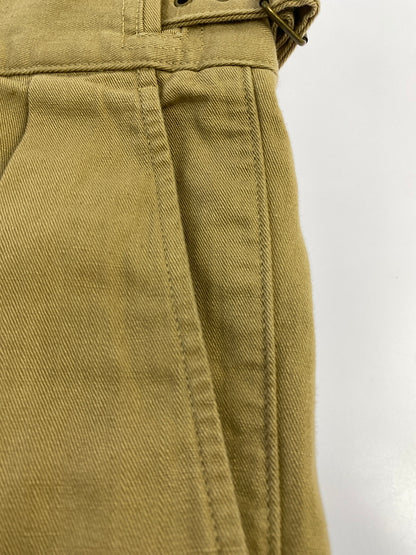 【中古品】【メンズ】 BANANA REPUBLIC バナナリパブリック COTTON LINEN WIDE GURKHA PANTS コットン リネン ワイド グルカ パンツ メンズ ボトムス 146-260817-em-33-min サイズ：4 カラー：オーカー 万代Net店