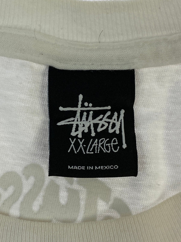 【中古品】【メンズ】 STUSSY ステューシー FERRY GOUW コラボ TEE フェリー・ゴウ コラボ 半袖 プリント Tシャツ メンズ トップス 142-260817-em-22-min サイズ：XXL カラー：ホワイト 万代Net店
